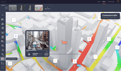 Screenshot of TwinUp World platform