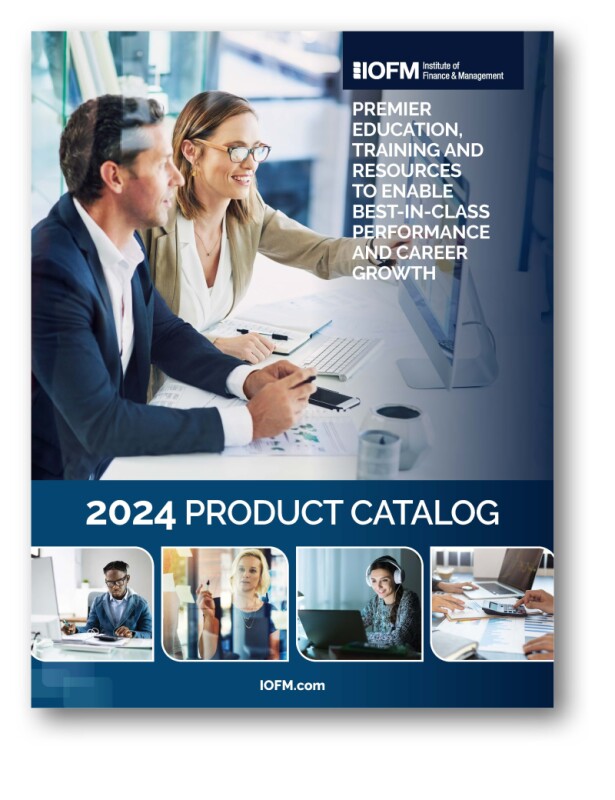 2024 Product Catalog Institute of Finance & Management