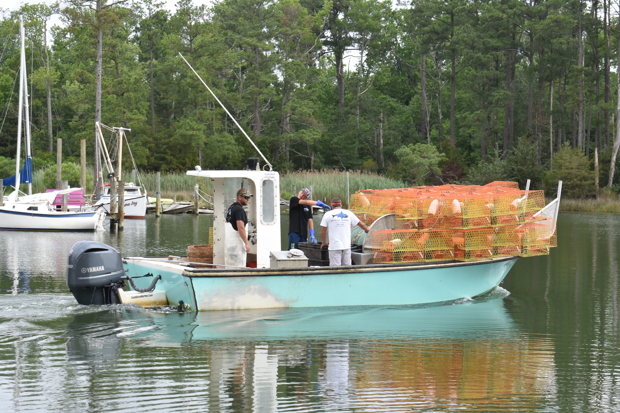 New power for a 25footer in Chesapeake Bay; Wright skiff is ready for