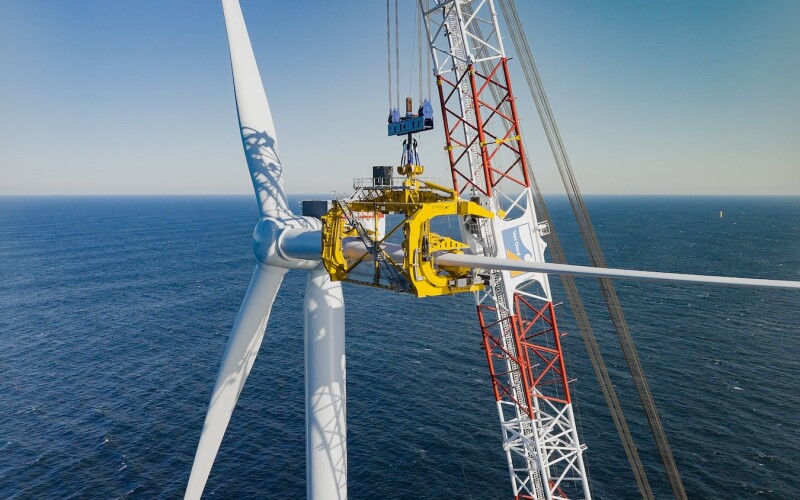 First South Fork Wind turbine rises east of Montauk; BOEM issues Empire ...