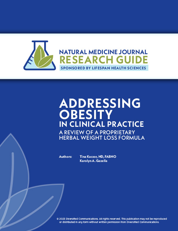 Addressing Obesity In Clinical Practice | Natural Medicine Journal