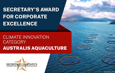 Australis Aquaculture gana el premio a la excelencia corporativa del Departamento de Estado de EE. UU.