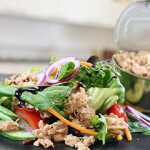 Tuna analog with veggies