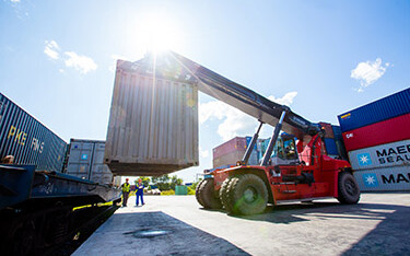 shipping containers in Russia
