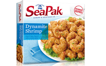 SeaPak's Dynamite Shrimp product.