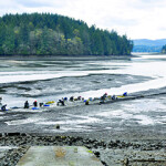A shellfish farm in Washington State.