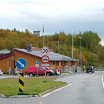 The Storskog border crossing in Norway.
