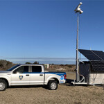 A M2 mobile radar unit deployed to enforce vessel speed limits in the Mid-Atlantic region of the United States.