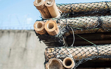 A stack of biodegradeable FADs