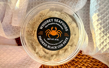Whidbey Seafoods smoked black cod pate.