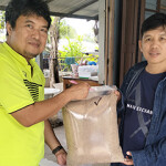 Full Circle Biotechnology's insect-based shrimp feed additive.