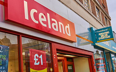 An Iceland supermarket.