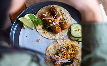 Alaska pollock tacos.