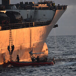 The U.S. Coast Guard conducted an inspection in the Eastern Pacific.