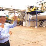 Executives at an Austral Group fishmeal plant in Peru.