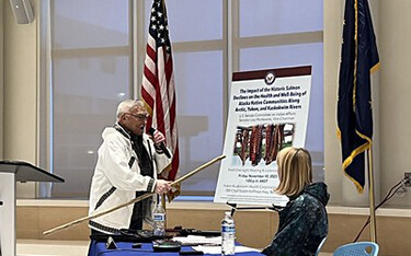 A photo from the field hearing.