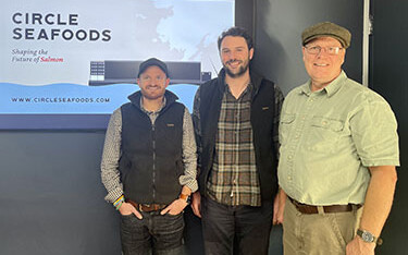 Circle Seafood co-founders Charlie Campbell, Eren Shultz, and Pat Glaab.