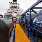 A vessel with Benchmark's CleanTreat system installed.