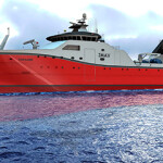 A rendering of Talley's new trawler.