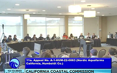 A live-stream of the meeting of the California Coastal Commission