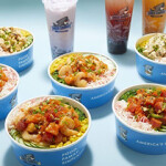 Uncle Sharkii poke bowls and drinks.