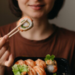 A photo of sushi.
