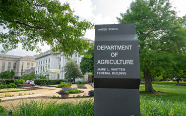 A photo of the U.S. Department of Agriculture building