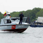 An Ecuador Coast Guard vessel patrols the country's waters.