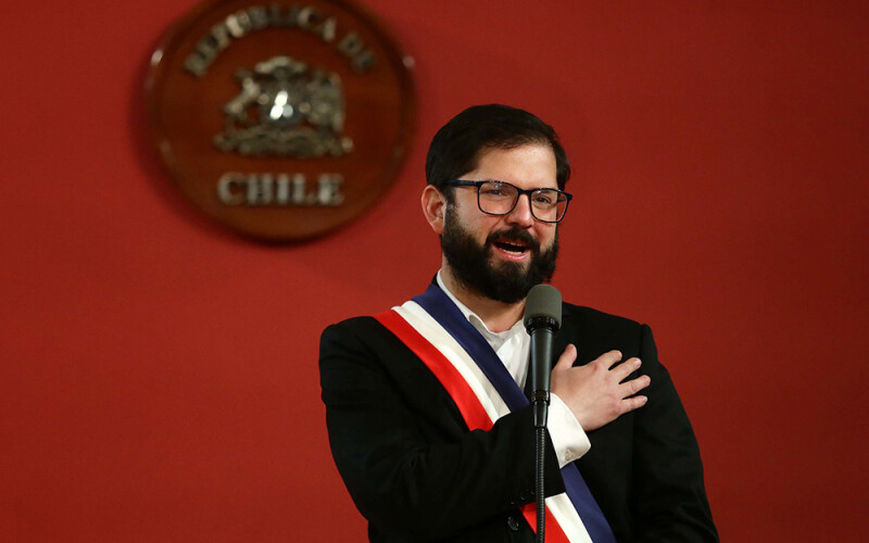 Chilean President Gabriel Boric