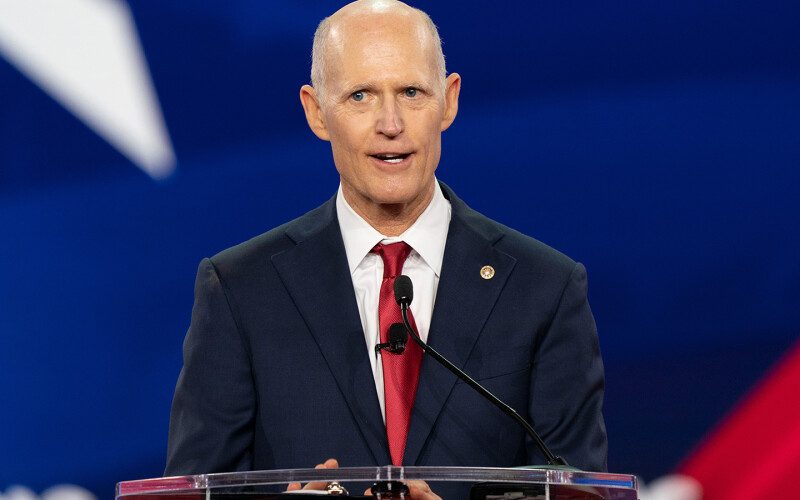 A photo of U.S. Sen. Rick Scott.