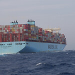 Maersk vessel in the Red Sea.