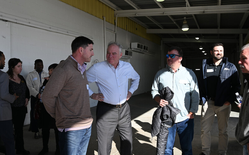 A photo of U.S. Senator Tim Kaine