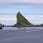 Salmon farming in the Faroe Islands.
