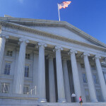 The front of the U.S. Department of the Treasury