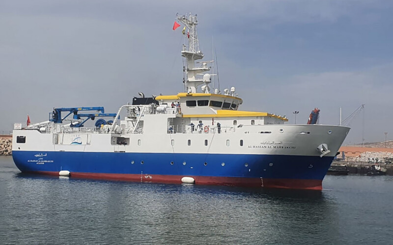Moroccan research vessel.