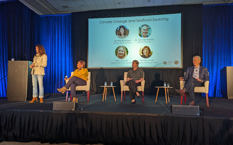 The climate change panel at GSMC.