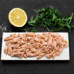 Hailia byproduct with lemon and greens