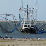 A photo of a shrimp vessel in Louisiana.