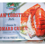 A South Shore Seafoods raw lobster tail product.