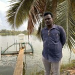 eFishery's electronic feeding system in India.