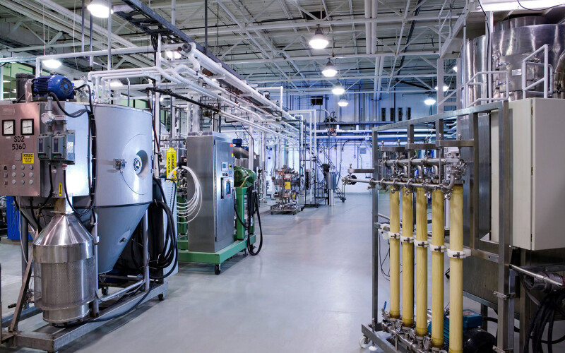 Equipment at Bioriginal facility.