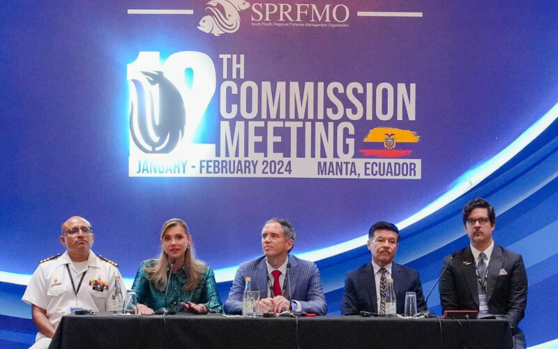 A photo of the panel at the latest SPRFMO meeting.