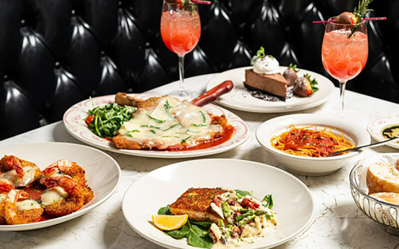 Maggiano's seafood offerings.