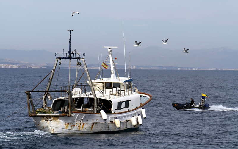 Spanish trawler.