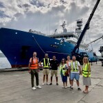 A Sapmer vessel in Reunion Island.