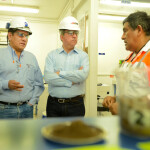 Austral Group executives at work in Peru.