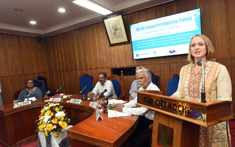 A meeting between U.S. FDA representatives and Indian exporters.