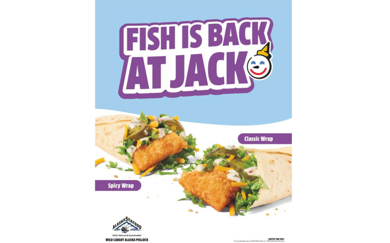Jack in the Box's Lent special featuring Alaska pollock.