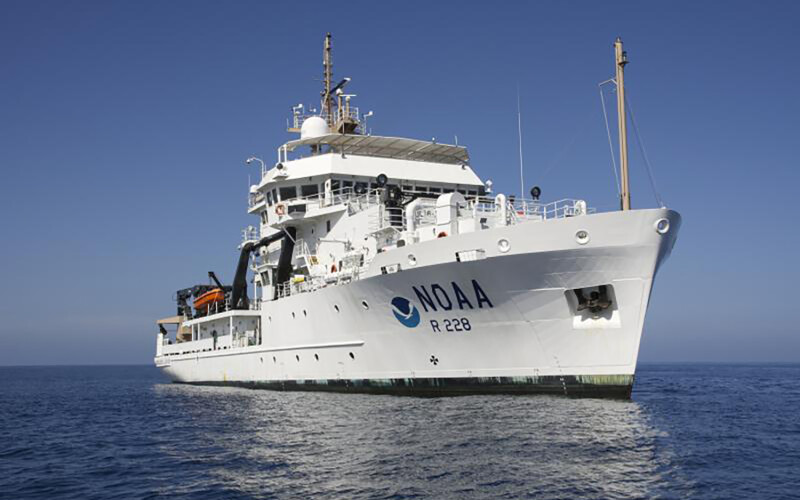 NOAA fisheries survey vessel Reuben Lasker