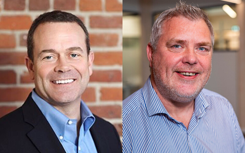 CAI Software CEO Brian Rigney and Maritech CEO Odd Arne Kristengård